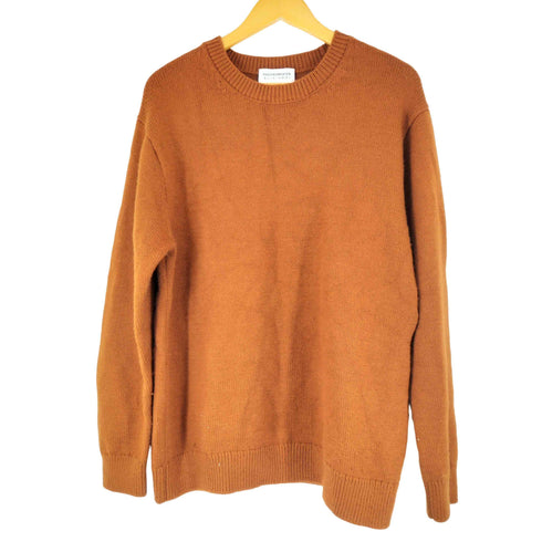 ヨネトミ Yonetomi THISISASWEATER. A SWEATER IS ORDINARY. カシミヤ混 クルーネックセーター メンズ JPN:3