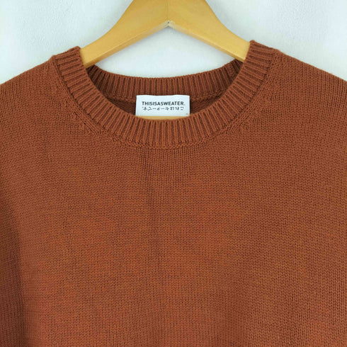 ヨネトミ Yonetomi THISISASWEATER. A SWEATER IS ORDINARY. カシミヤ混 クルーネックセーター メンズ JPN:3