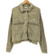 ザラ ZARA クロップピアスデニムジャケット レディース import:M