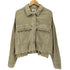 ザラ ZARA クロップピアスデニムジャケット レディース import:M