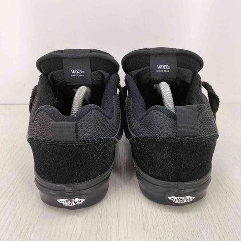 バンズ VANS Knu Skool ニュースクール オールブラック スエードローカットスニーカー メンズ JPN:27.5