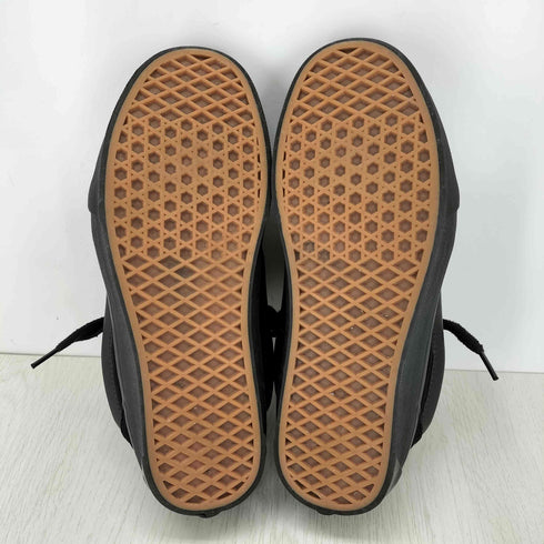バンズ VANS Knu Skool ニュースクール オールブラック スエードローカットスニーカー メンズ JPN:27.5