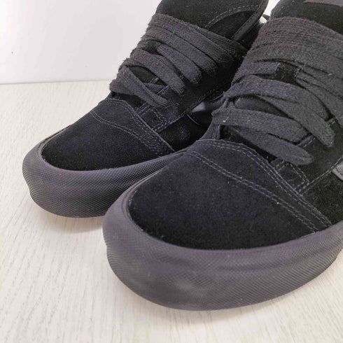 バンズ VANS Knu Skool ニュースクール オールブラック スエードローカットスニーカー メンズ JPN:27.5