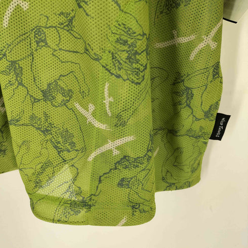 ワイルドシングス WILD THINGS プリント メッシュ ロングスリーブ ティー メンズ M