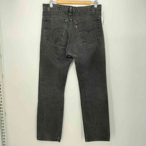 リーバイス Levis 90s 505 STRAIGHT LEG REGULAR FIT ジッパーフライ 後染め ブラック デニム メンズ W33 L30