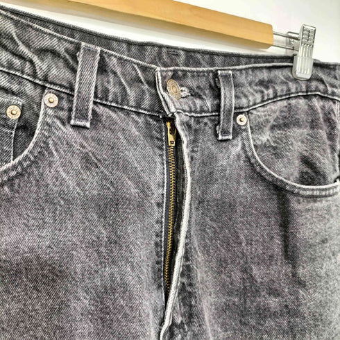 リーバイス Levis 90s 505 STRAIGHT LEG REGULAR FIT ジッパーフライ 後染め ブラック デニム メンズ W33 L30