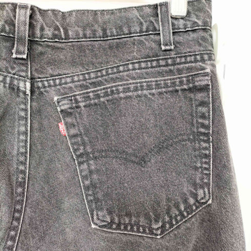 リーバイス Levis 90s 505 STRAIGHT LEG REGULAR FIT ジッパーフライ 後染め ブラック デニム メンズ W33 L30