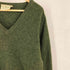 エルエルビーン L.L.Bean 80s スコットランド製 LAMBSWOOL ラムウール フリーダムスリーブ Vネック ニット メンズ M