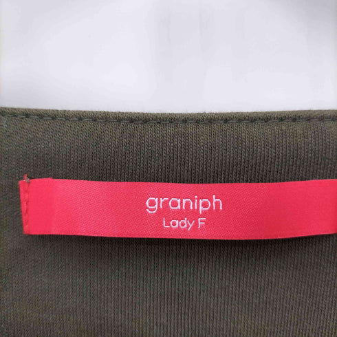 グラニフ graniph グラフィックデザイナー コラボ サイド切替 L/S ロングワンピース レディース FREE