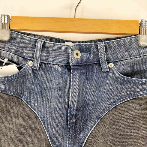 エイチアンドエム H&M ツートーンストレートレッグジーンズ メンズ 34