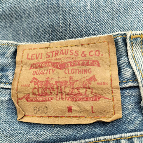 リーバイス Levis 00S 560 ボタン裏615刻印 ワイド バギー デニム パンツ メンズ W32L32