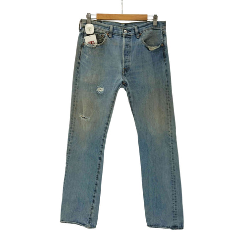 リーバイス Levis 501 ダメージ ストレート デニム パンツ メンズ W33L34