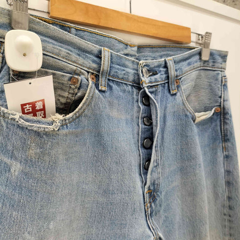 リーバイス Levis 501 ダメージ ストレート デニム パンツ メンズ W33L34