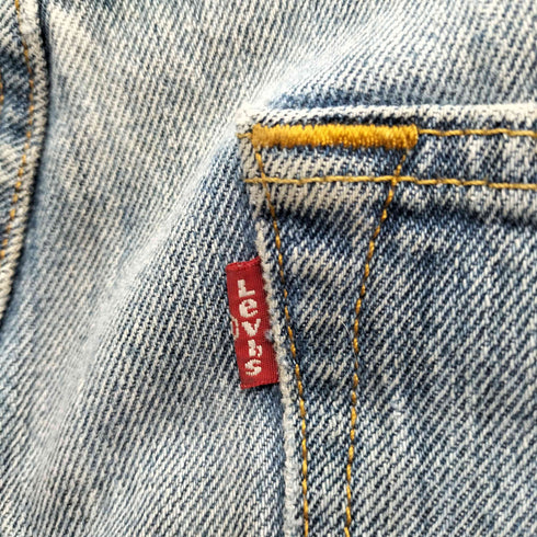 リーバイス Levis 501 ダメージ ストレート デニム パンツ メンズ W33L34