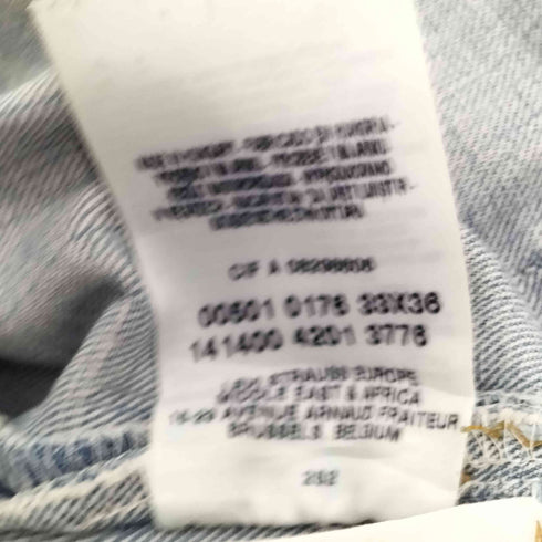 リーバイス Levis 00S ボタン裏252刻印 501 ストレート デニム パンツ メンズ W33L34