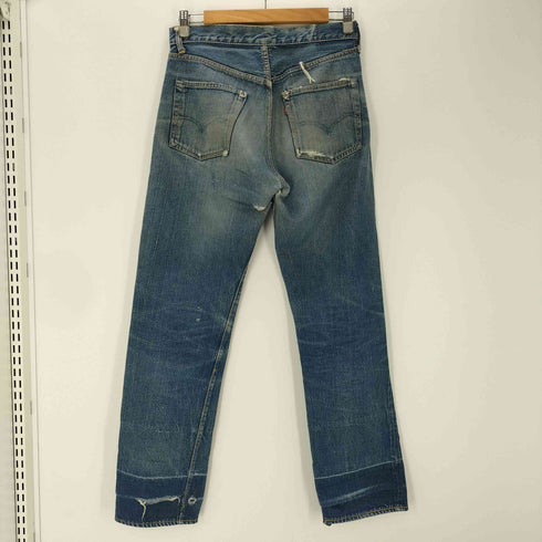 リーバイス Levis ボタン裏20刻印 ビッグE 初期 TYPE レインボーステッチ 赤耳 隠しリベット Vステッチ デニム パンツ 裾オリジナル VINTAGE ヴィンテージ メンズ