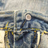 リーバイス Levis ボタン裏20刻印 ビッグE 初期 TYPE レインボーステッチ 赤耳 隠しリベット Vステッチ デニム パンツ 裾オリジナル VINTAGE ヴィンテージ メンズ