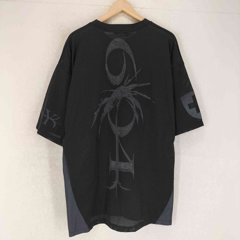 604SERVICE 604サービス EOS JERSEY TOP IN イオス ジャージ トップ イン メッシュ グラフィック Tシャツ メンズ import:XL