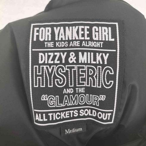 ヒステリックグラマー HYSTERIC GLAMOUR 25AW VIXEN GIRL ビクセンガール ワッペン フーデッド ブルゾン メンズ M