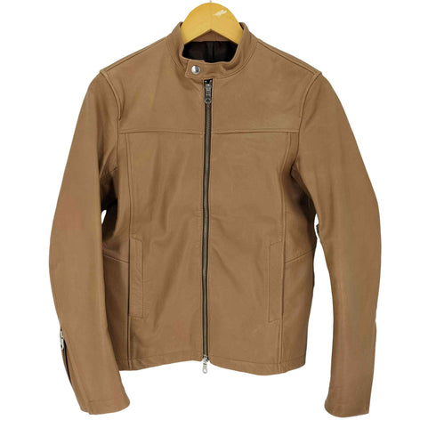 アバハウス ABAHOUSE 山羊革 ゴートレザー シングルライダース メンズ JPN:2