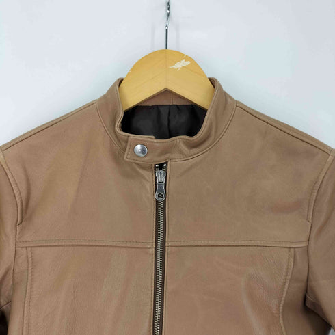アバハウス ABAHOUSE 山羊革 ゴートレザー シングルライダース メンズ JPN:2