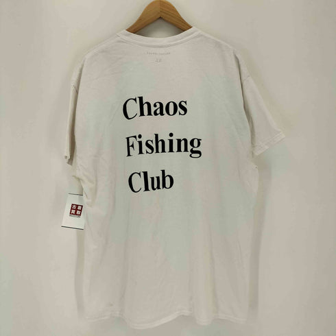 カオスフィッシングクラブ chaos fishing club プリントクルーネック 半袖Tシャツ メンズ JPN:XL