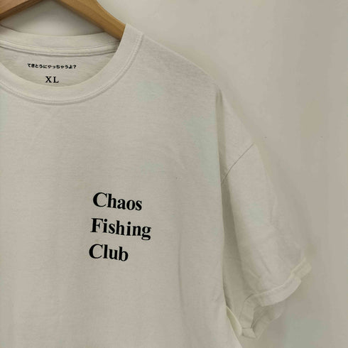 カオスフィッシングクラブ chaos fishing club プリントクルーネック 半袖Tシャツ メンズ JPN:XL