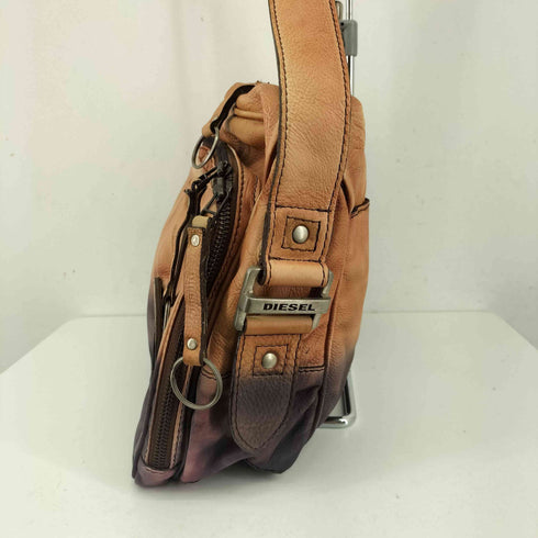 ディーゼル DIESEL バイカラー レザーショルダーバッグ メンズ