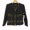 Echantillon No.4/ ウール100 チェーンモチーフ ノーカラーショートジャケット レディース JPN:2