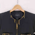 Echantillon No.4/ ウール100 チェーンモチーフ ノーカラーショートジャケット レディース JPN:2