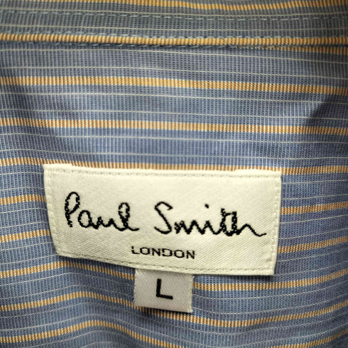 ポールスミスロンドン Paul Smith LONDON 長袖ストライプシャツ メンズ L