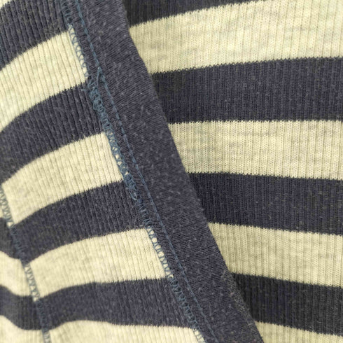 ホリスター Hollister Uネック ボーダー ロングスリーブカットソー レディース import:M