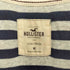 ホリスター Hollister Uネック ボーダー ロングスリーブカットソー レディース import:M