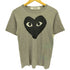 プレイコムデギャルソン PLAY COMME des GARCONS ハートロゴ クルーネック S/S Tシャツ メンズ JPN:S