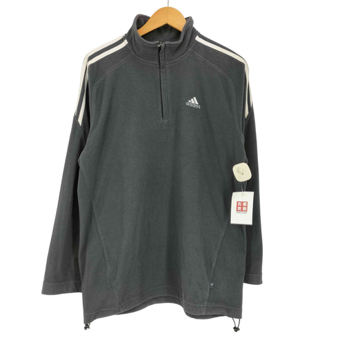 アディダス adidas 00S ハーフジップフリースジャケット 裾ドローコード メンズ JPN:M
