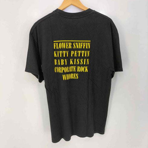 90s M&Oボディ メキシコ製 スマイル 両面プリント コピーライト1992 バンドTシャツ メンズ import:L