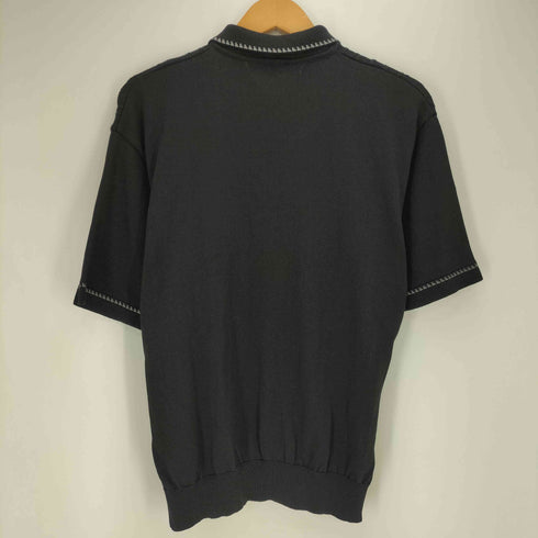 タイムイズオン Time is on FRAMED COLLAR FRONT PANEL POLO フレームド カラー フロント パネル ポロ シャツ メンズ JPN:0