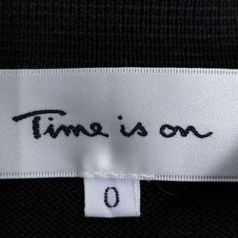 タイムイズオン Time is on FRAMED COLLAR FRONT PANEL POLO フレームド カラー フロント パネル ポロ シャツ メンズ JPN:0