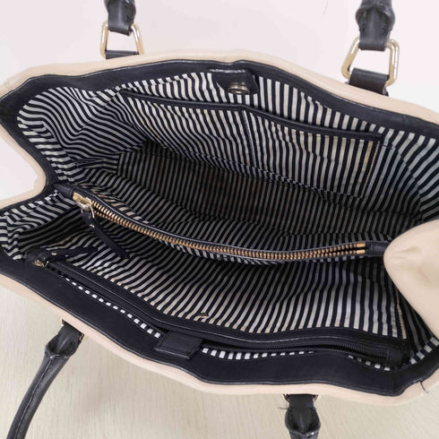 ケイトスペードニューヨーク kate spade NEW YORK バイカラー レザートートバッグ レディース