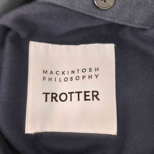 トロッターマッキントッシュフィロソフィー TROTTER MACKINTOSH PHILOSOPHY ライナー付 ポリエステルステンカラーコート ジャケット メンズ 38