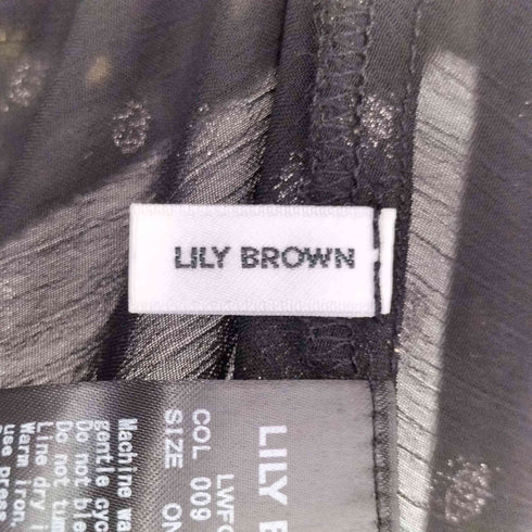 リリーブラウン Lily Brown シフォンフリルセットアップ レディース ONE SIZE