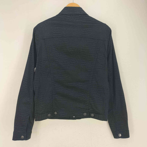 アニエスベーオム Agnes b.homme クロコダイル柄 トラッカージャケット メンズ EUR:46
