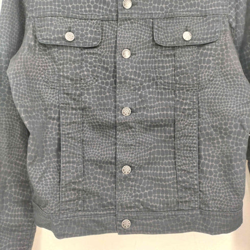 アニエスベーオム Agnes b.homme クロコダイル柄 トラッカージャケット メンズ EUR:46