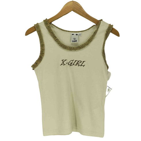エックスガール X-girl RUFFLE TANK TOP レディース JPN:S