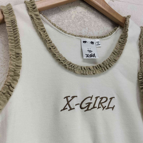 エックスガール X-girl RUFFLE TANK TOP レディース JPN:S