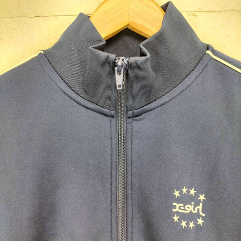 エックスガール X-girl STAR AND FACE COMPACT TRACK JACKET レディース JPN:M