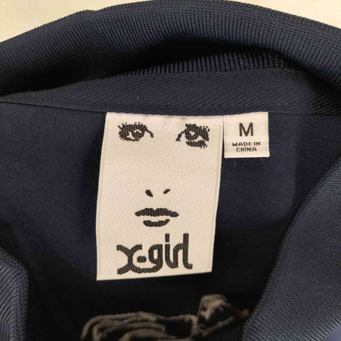 エックスガール X-girl STAR AND FACE COMPACT TRACK JACKET レディース JPN:M