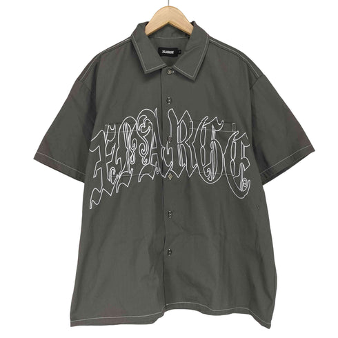 エクストララージ XLARGE OLD ENGLISH S/S WORK SHIRT メンズ import:L