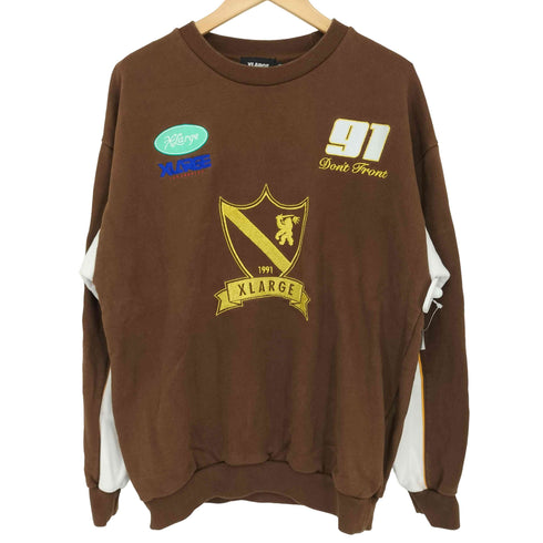 エクストララージ XLARGE PANEL CREW NECK SWEAT メンズ import:M