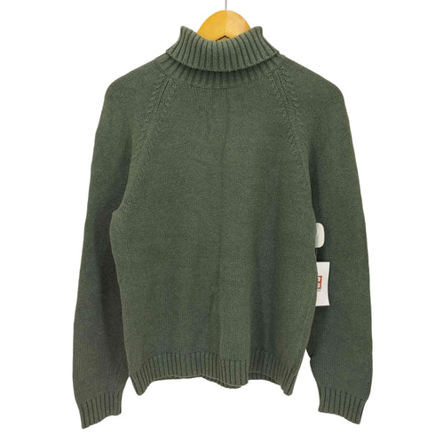 ランズエンド LANDS END 00S ハイネック コットン ニット セーター メンズ M 10-12
